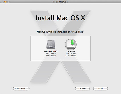install mac os with usb